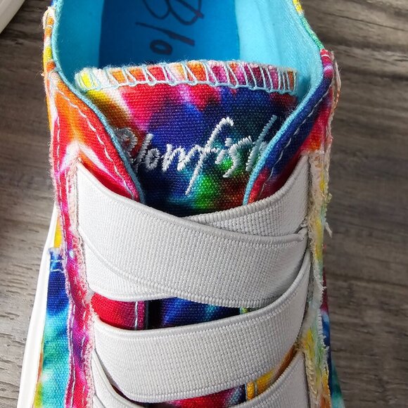 Blowfish Malibu's Marlo Tie Dye Multi Slip On Canvas Sneaker Shoe - Picture 8 of 9